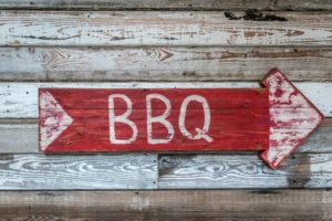 Adoption fundraiser BBQ sign